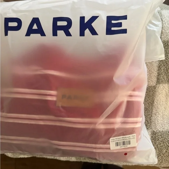 Parke Red and White Striped Apparel - Picture 3 of 3